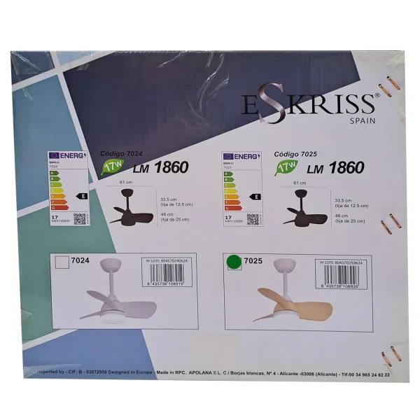 VENTILADOR DE TETO LED 17W REGULÁVEL MOTOR DC MADEIRA CLARO SIERRA VENTILADOR DE TETO LED 17W REGULÁVEL MOTOR DC MADEIRA CLARO SIERRA