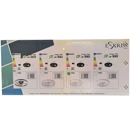 VENTILADOR DE TETO ESTILO PLAFON LED 48W 3000-6000K 5 PÁS BRANCO CLARISSE VENTILADOR DE TETO ESTILO PLAFON LED 48W 3000-6000K 5 PÁS BRANCO CLARISSE