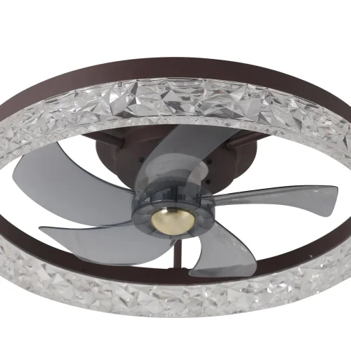 VENTILADOR DE TETO ESTILO PLAFON LED 30W 3000-6000K 5 PÁS PRETO ROCHELLE VENTILADOR DE TETO ESTILO PLAFON LED 30W 3000-6000K 5 PÁS PRETO ROCHELLE