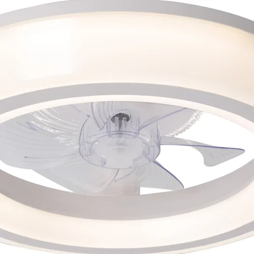VENTILADOR DE TETO ESTILO PLAFON LED 48W 3000-6000K 5 PÁS BRANCO CLARISSE VENTILADOR DE TETO ESTILO PLAFON LED 48W 3000-6000K 5 PÁS BRANCO CLARISSE