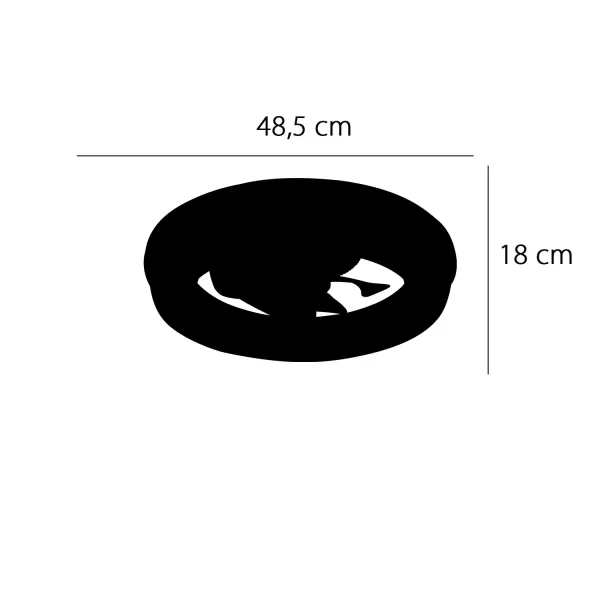 VENTILADOR DE TETO ESTILO PLAFON LED 48W 3000-6000K 5 PÁS BRANCO CLARISSE VENTILADOR DE TETO ESTILO PLAFON LED 48W 3000-6000K 5 PÁS BRANCO CLARISSE