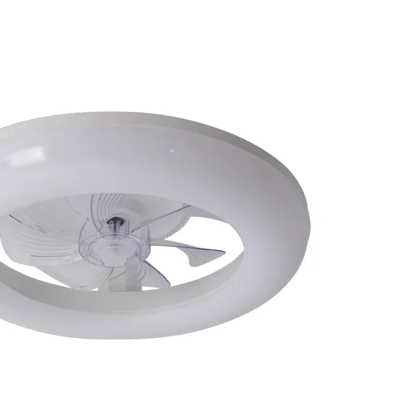 VENTILADOR DE TETO ESTILO PLAFON LED 48W 3000-6000K 5 PÁS BRANCO ELYSIAN VENTILADOR DE TETO ESTILO PLAFON LED 48W 3000-6000K 5 PÁS BRANCO ELYSIAN