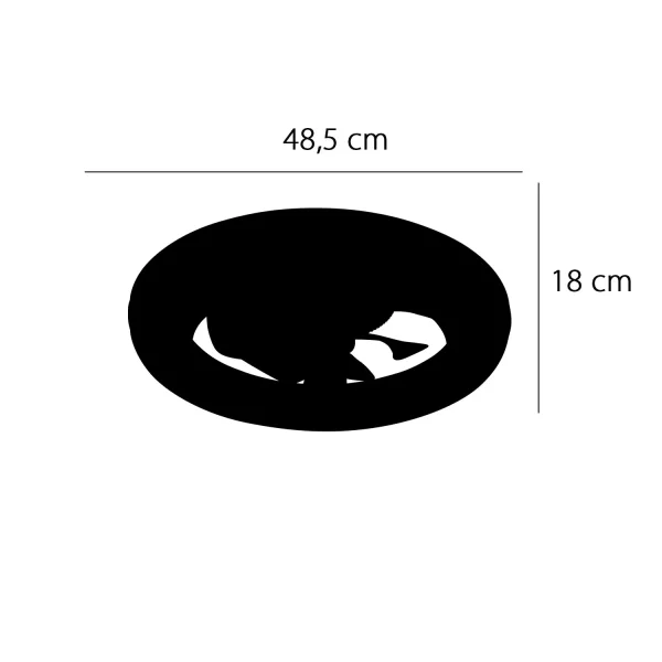 VENTILADOR DE TETO ESTILO PLAFON LED 48W 3000-6000K 5 PÁS BRANCO ELYSIAN VENTILADOR DE TETO ESTILO PLAFON LED 48W 3000-6000K 5 PÁS BRANCO ELYSIAN