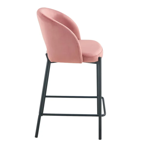 BANQUETA ESTOFADA ROSA CLOTILDE