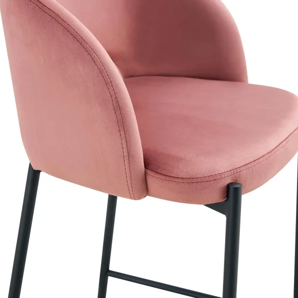 BANQUETA ESTOFADA ROSA CLOTILDE