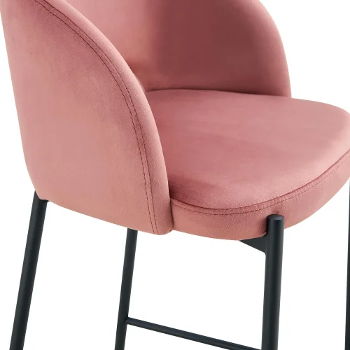 BANQUETA ESTOFADA ROSA CLOTILDE