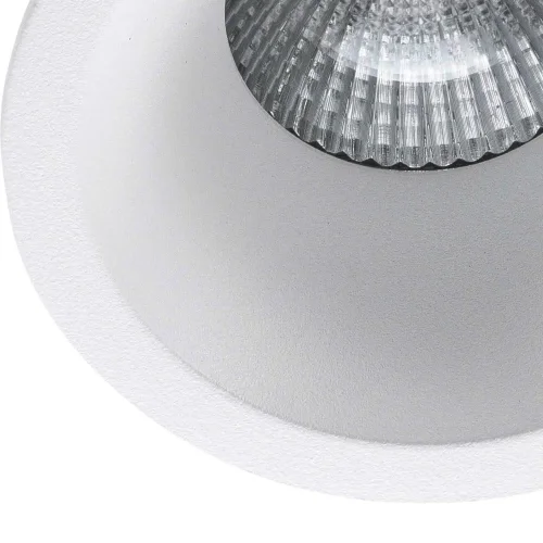 FOCO EMBUTIDO REDONDO EXTRA FUNDO 3,5 CM ALUMÍNIO BRANCO