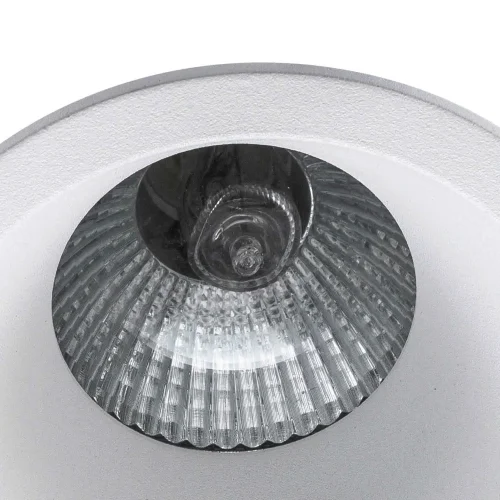 FOCO EMBUTIDO REDONDO EXTRA FUNDO 3,5 CM ALUMÍNIO BRANCO