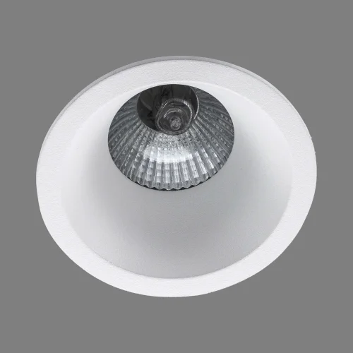 FOCO EMBUTIDO REDONDO EXTRA FUNDO 3,5 CM ALUMÍNIO BRANCO