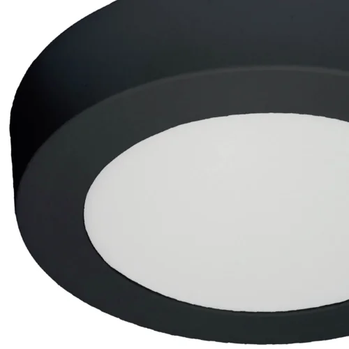 DOWNLIGHT LED DE SUPERFÍCIE CIRCULAR 6W 3000K-6000K Ø 12 CM PRETO