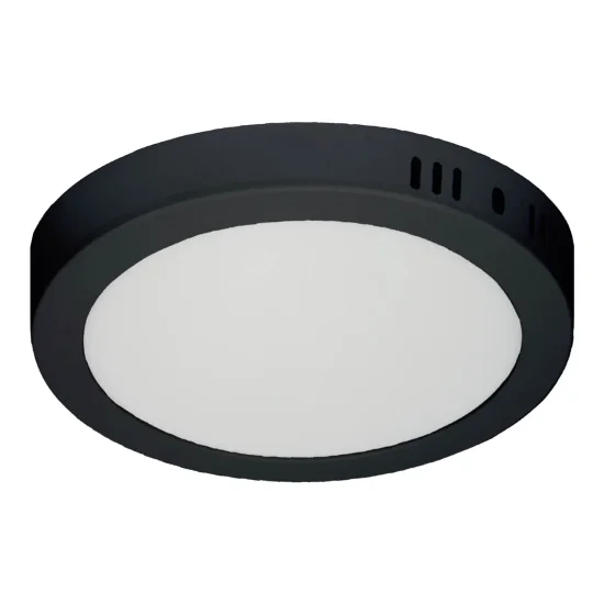 DOWNLIGHT LED DE SUPERFÍCIE CIRCULAR 24W 3000K-6000K Ø 29,5 CM PRETO