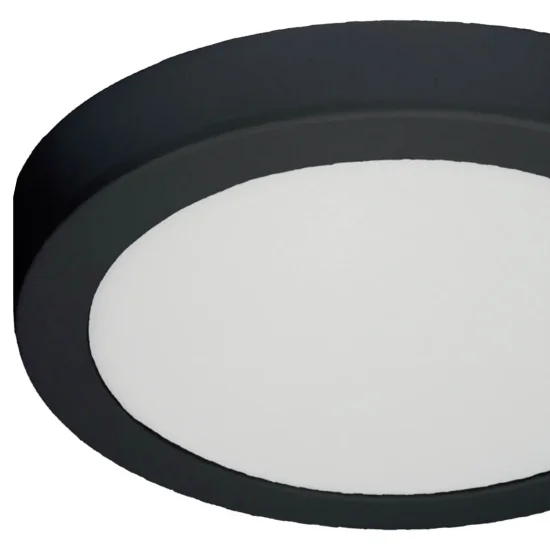 DOWNLIGHT LED DE SUPERFÍCIE CIRCULAR 24W 3000K-6000K Ø 29,5 CM PRETO 2