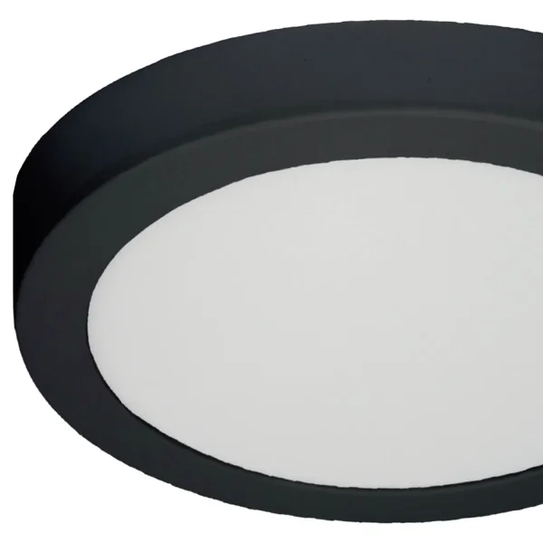 DOWNLIGHT LED DE SUPERFÍCIE CIRCULAR 24W 3000K-6000K Ø 29,5 CM PRETO