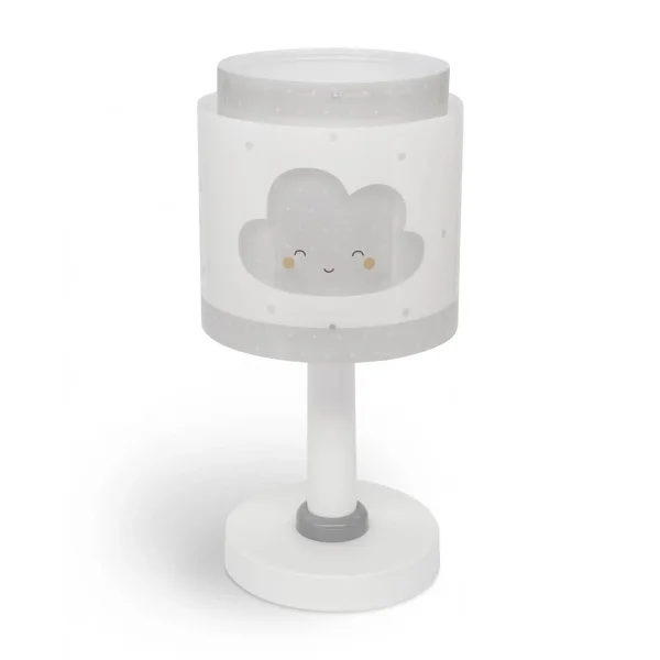 CANDEEIRO DE MESA INFANTIL NUVEM CINZA