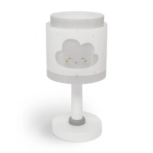 CANDEEIRO DE MESA INFANTIL NUVEM CINZA