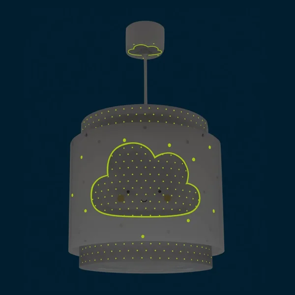 CANDEEIRO DE SUSPENSÃO INFANTIL NUVEM CINZA CANDEEIRO DE SUSPENSÃO INFANTIL NUVEM CINZA