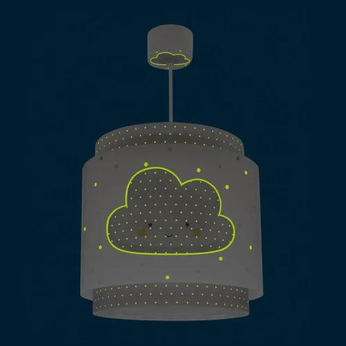 CANDEEIRO DE SUSPENSÃO INFANTIL NUVEM CINZA CANDEEIRO DE SUSPENSÃO INFANTIL NUVEM CINZA