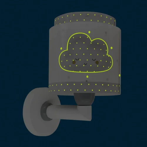 APLIQUE DE PAREDE INFANTIL NUVEM CINZA APLIQUE DE PAREDE INFANTIL NUVEM CINZA