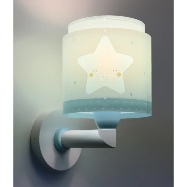 APLIQUE DE PAREDE INFANTIL ESTRELA AZUL APLIQUE DE PAREDE INFANTIL ESTRELA AZUL