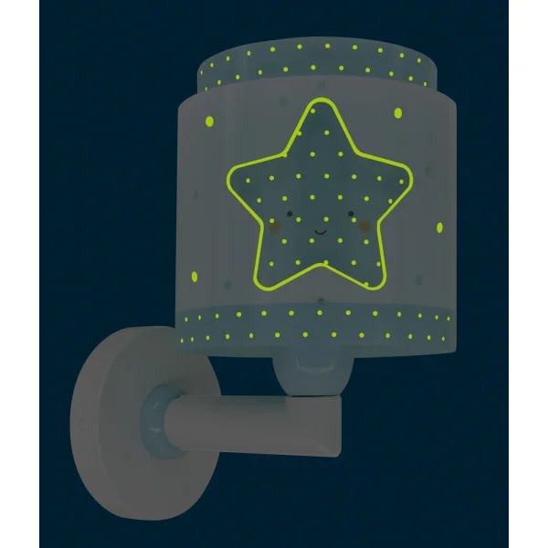 APLIQUE DE PAREDE INFANTIL ESTRELA AZUL APLIQUE DE PAREDE INFANTIL ESTRELA AZUL