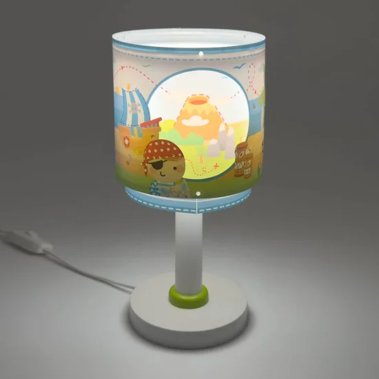 CANDEEIRO DE MESA INFANTIL ILHA DO PIRATA 2