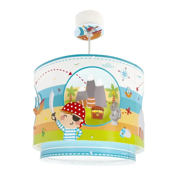 CANDEEIRO DE MESA INFANTIL ILHA PIRATA