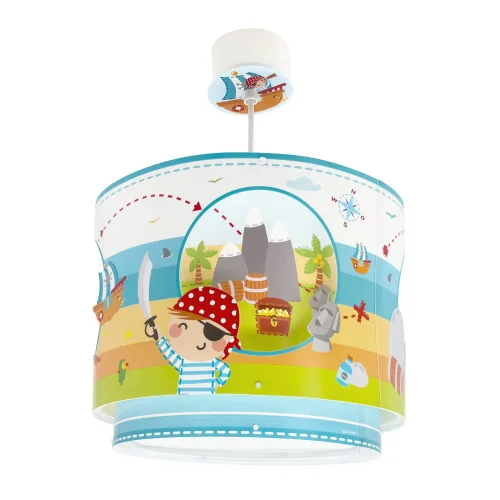 CANDEEIRO DE MESA INFANTIL ILHA PIRATA