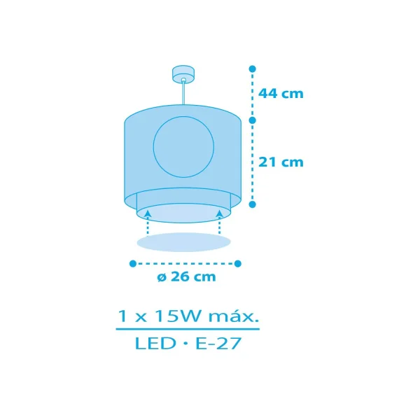 CANDEEIRO DE MESA INFANTIL ILHA PIRATA