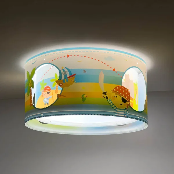 PLAFON DE TETO INFANTIL ILHA PIRATA