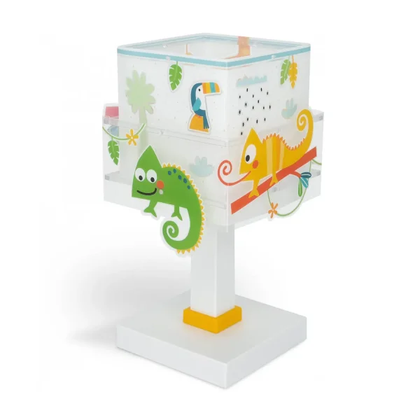 CANDEEIRO DE MESA INFANTIL ANIMAIS DA JUNGLE