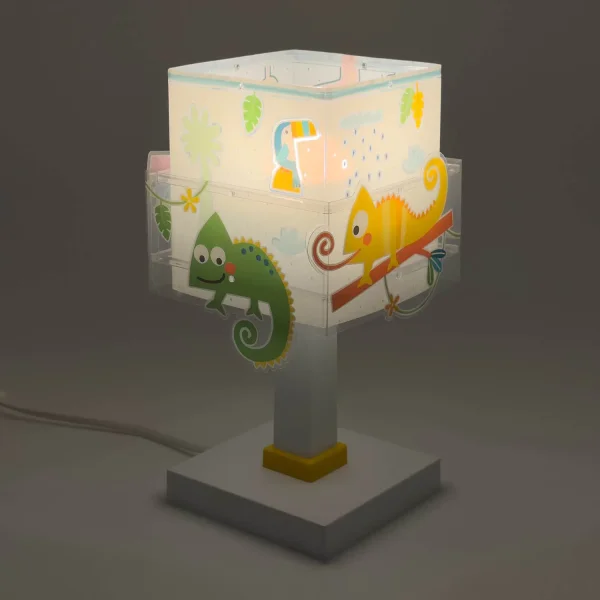 CANDEEIRO DE MESA INFANTIL ANIMAIS DA JUNGLE