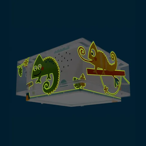 PLAFON INFANTIL ANIMAIS DA SELVA