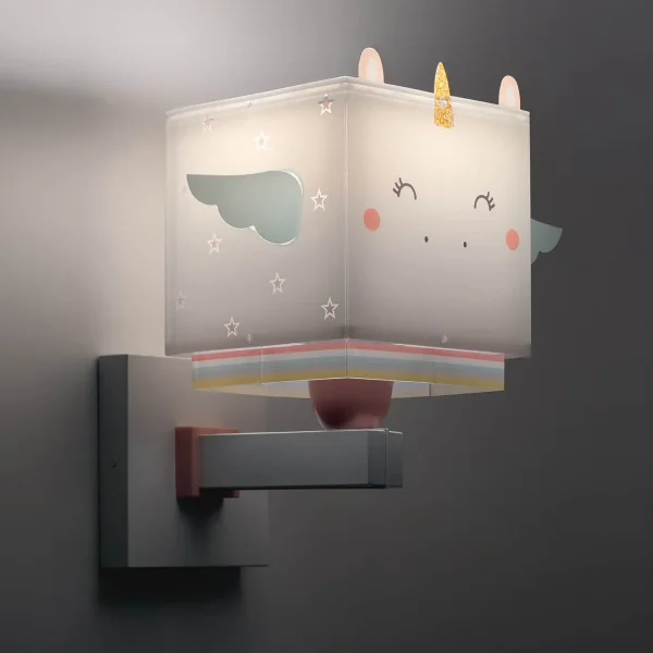 APLIQUE DE PAREDE INFANTIL LITTLE UNICORN APLIQUE DE PAREDE INFANTIL LITTLE UNICORN