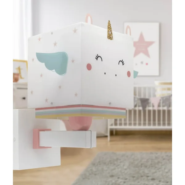 APLIQUE DE PAREDE INFANTIL LITTLE UNICORN APLIQUE DE PAREDE INFANTIL LITTLE UNICORN