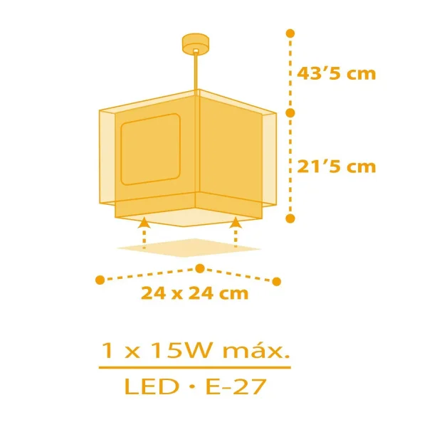 CANDEEIRO DE TETO INFANTIL FAZENDA ANIMAIS