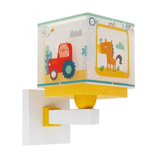 APLQUE DE PAREDE INFANTIL QUINTA ANIMAIS