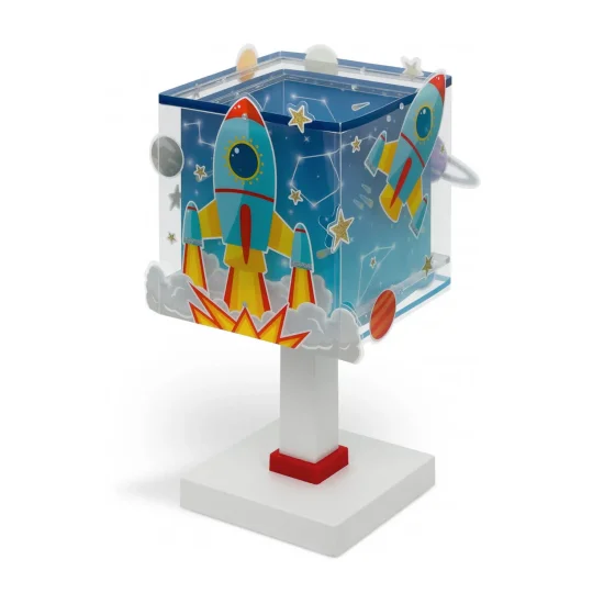 CANDEEIRO DE MESA INFANTIL FOGUETÃO