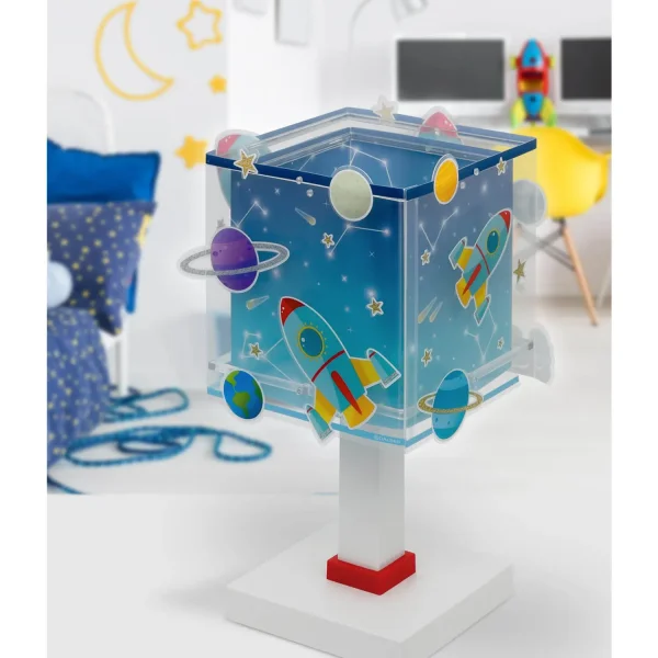CANDEEIRO DE MESA INFANTIL FOGUETÃO