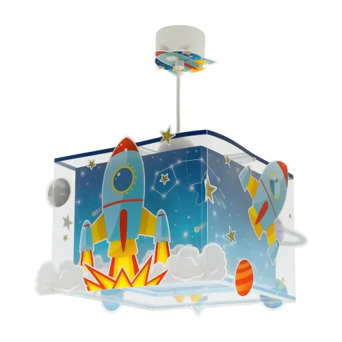 CANDEEIRO DE TETO INFANTIL FOGUETÃO