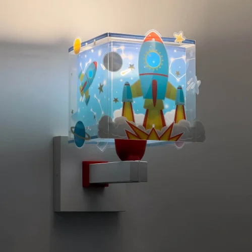 APLIQUE DE PAREDE INFANTIL FOGUETE APLIQUE DE PAREDE INFANTIL FOGUETE