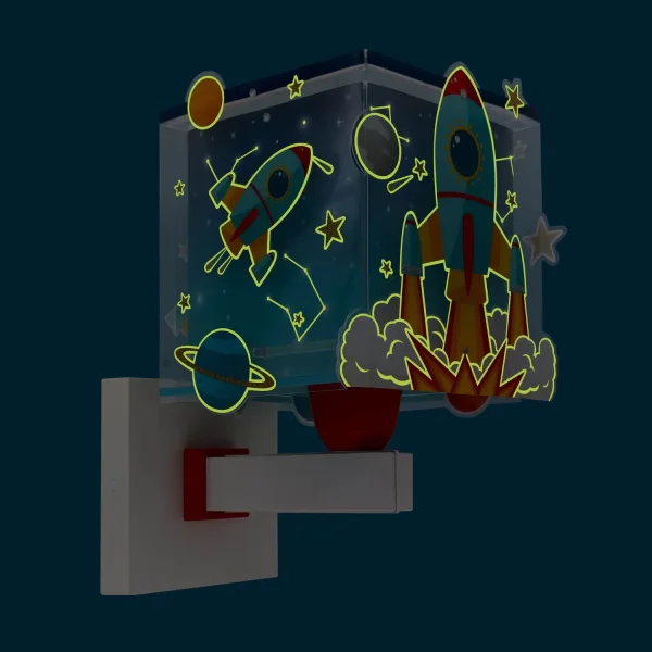 APLIQUE DE PAREDE INFANTIL FOGUETE APLIQUE DE PAREDE INFANTIL FOGUETE