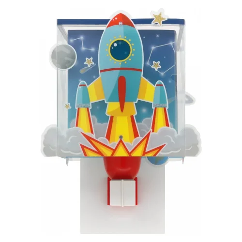 APLIQUE DE PAREDE INFANTIL FOGUETE APLIQUE DE PAREDE INFANTIL FOGUETE