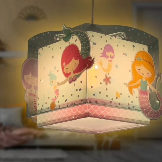 CANDEEIRO DE TETO INFANTIL SEREIAS 2