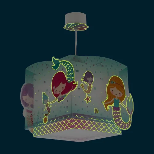 CANDEEIRO DE TETO INFANTIL SEREIAS