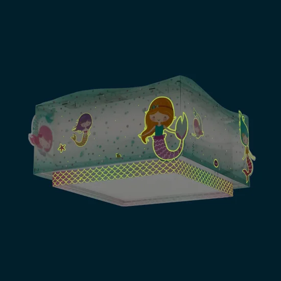 PLAFON DE TETO PARA CRIANÇAS 2 LUZES SIRENAS 2