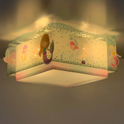 PLAFON DE TETO PARA CRIANÇAS 2 LUZES SIRENAS