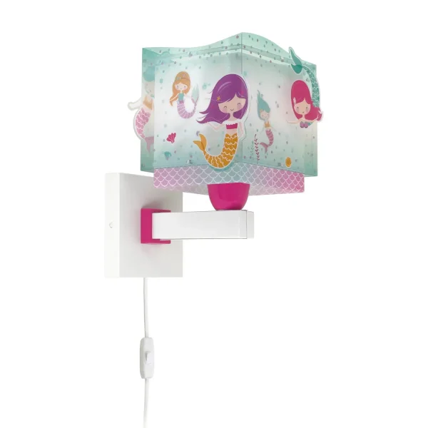 APLIQUE DE PAREDE INFANTIL SIRENAS APLIQUE DE PAREDE INFANTIL SIRENAS