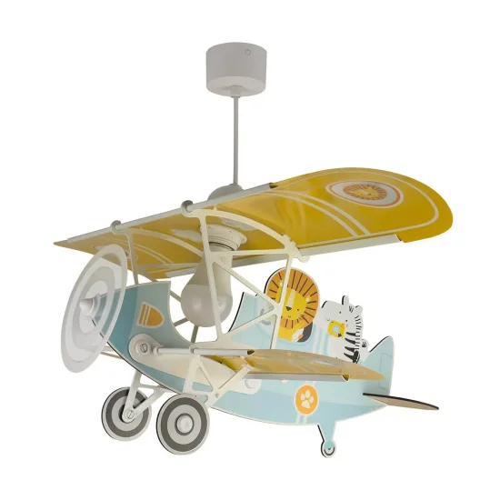 CANDEEIRO DE TETO INFANTIL LION PLANE