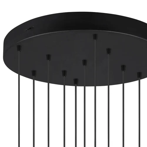SUSPENSÃO LED 11 LUZES 33W REGULÁVEL BASE CIRCULAR FABIOLA