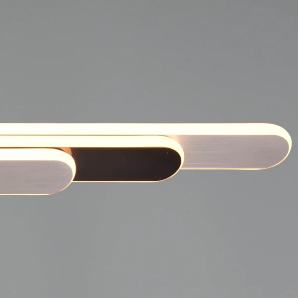 CANDEEIRO DE TETO SUSPENSO LED 48W 2700-6500K ALUMÍNIO POLIDO HELENA